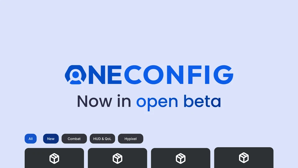 Скриншот OneConfig