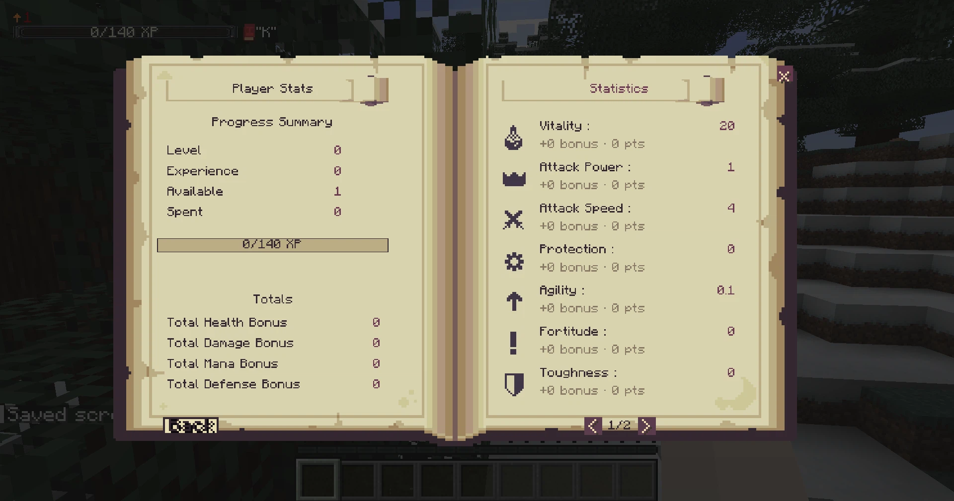 Скриншот RPG Attribute System