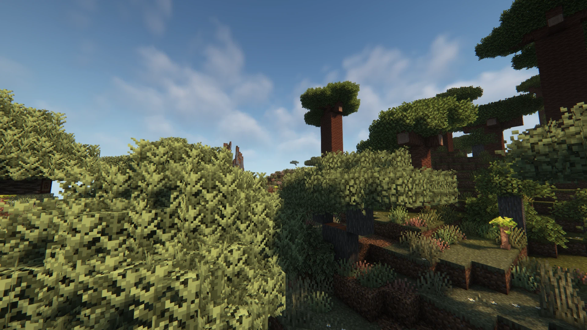 Скриншот Xali's Bushy Leaves - Regions Unexplored Addon