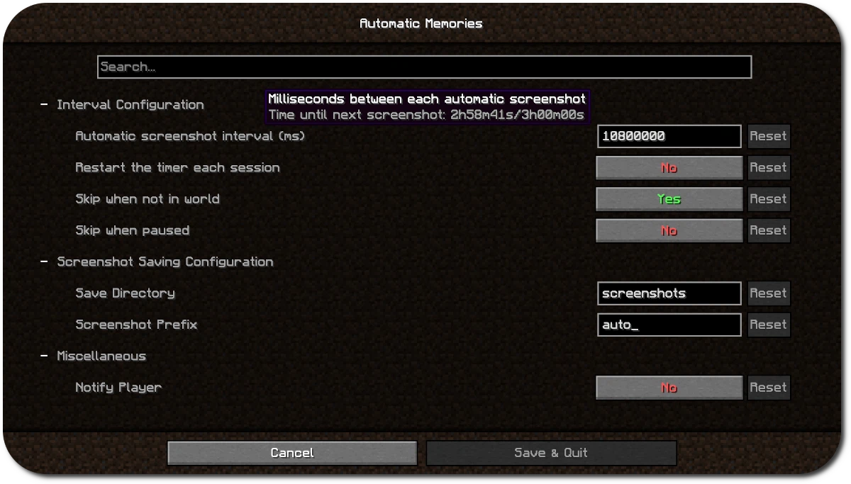 Скриншот AutomaticMemories