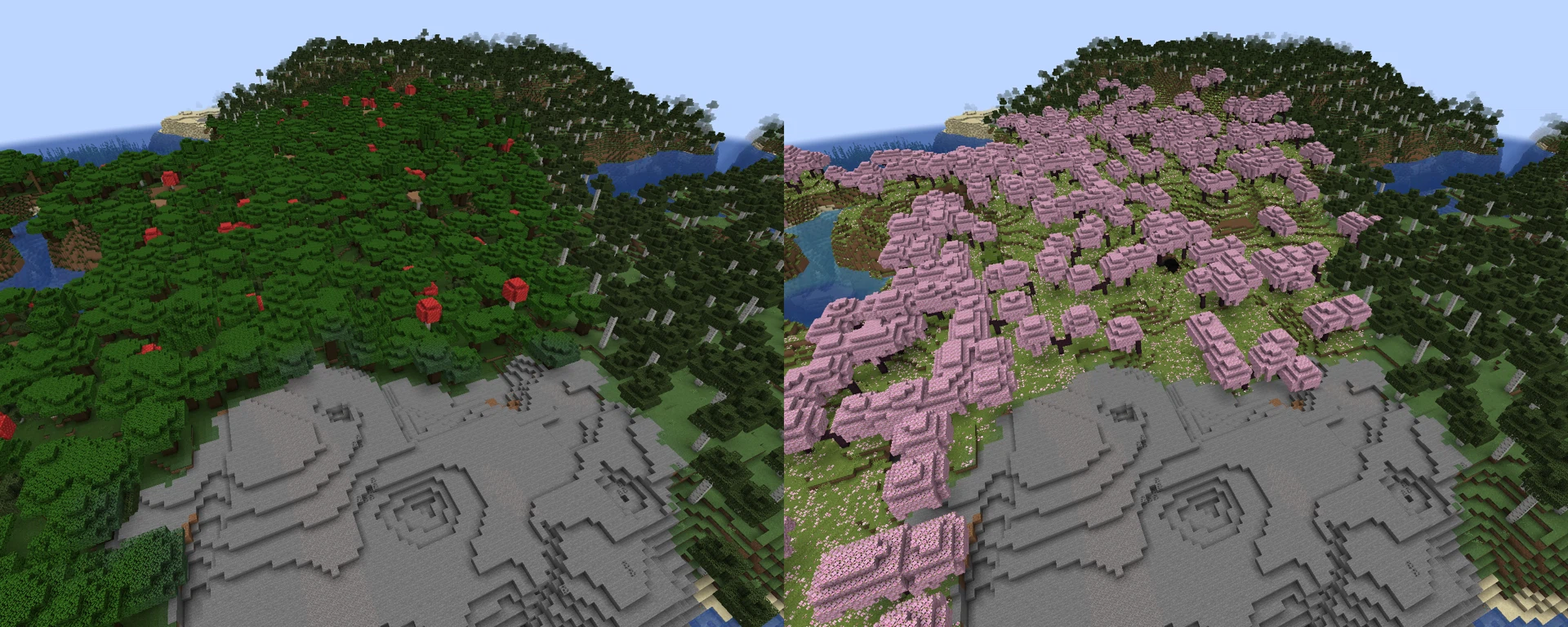 Скриншот Biome Replacer