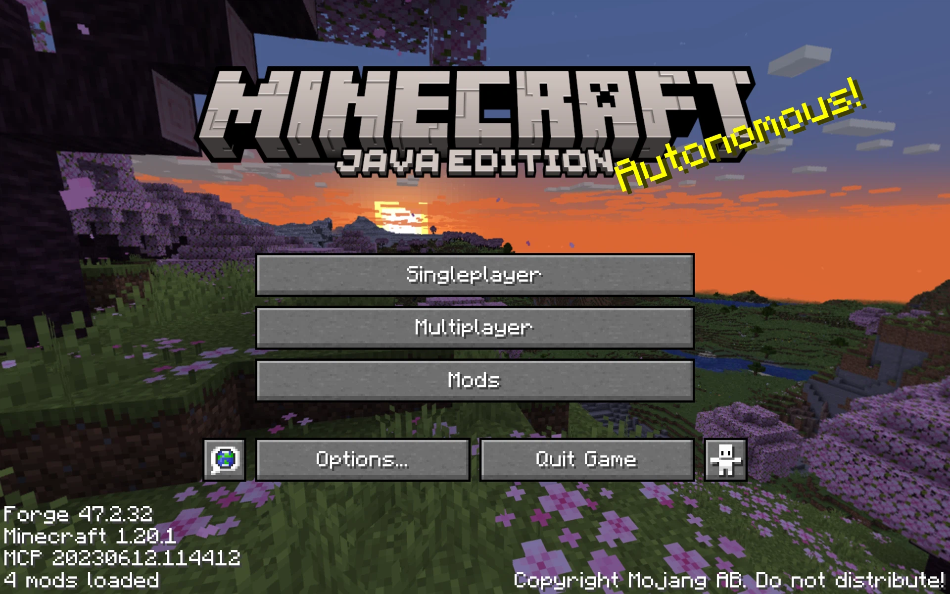 Скриншот No Realms Button