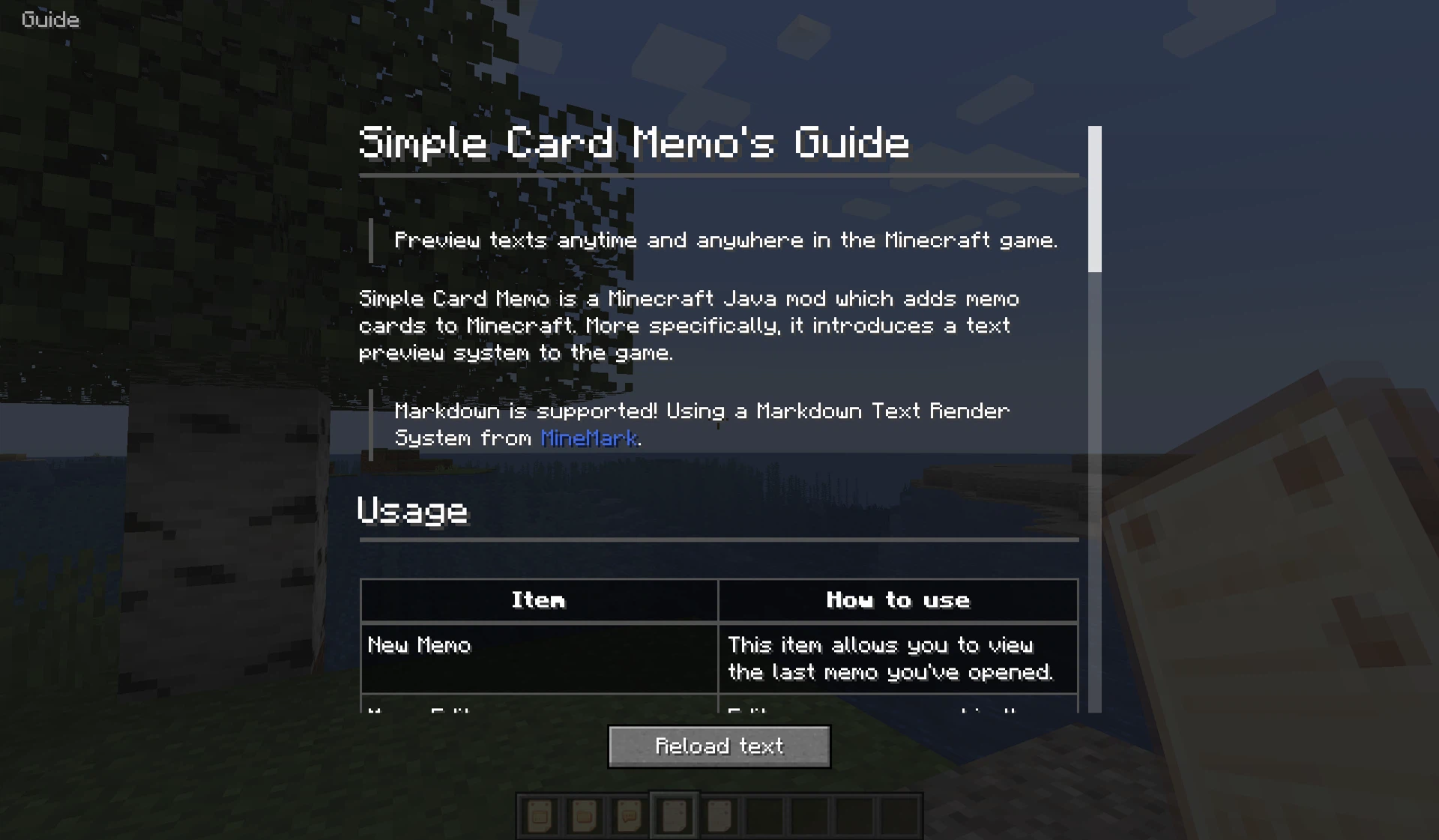Скриншот Simple Card Memo