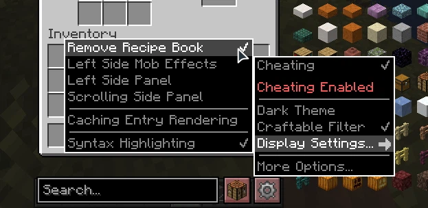 Скриншот Roughly Enough Items (REI)