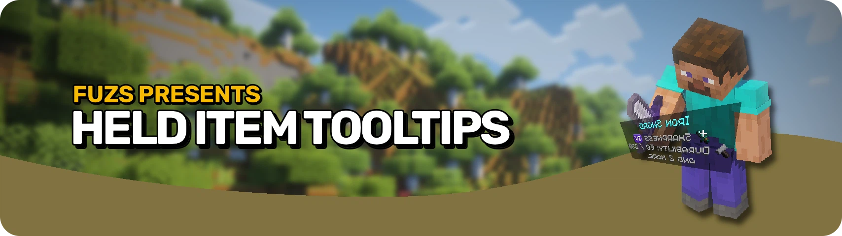 Скриншот Held Item Tooltips