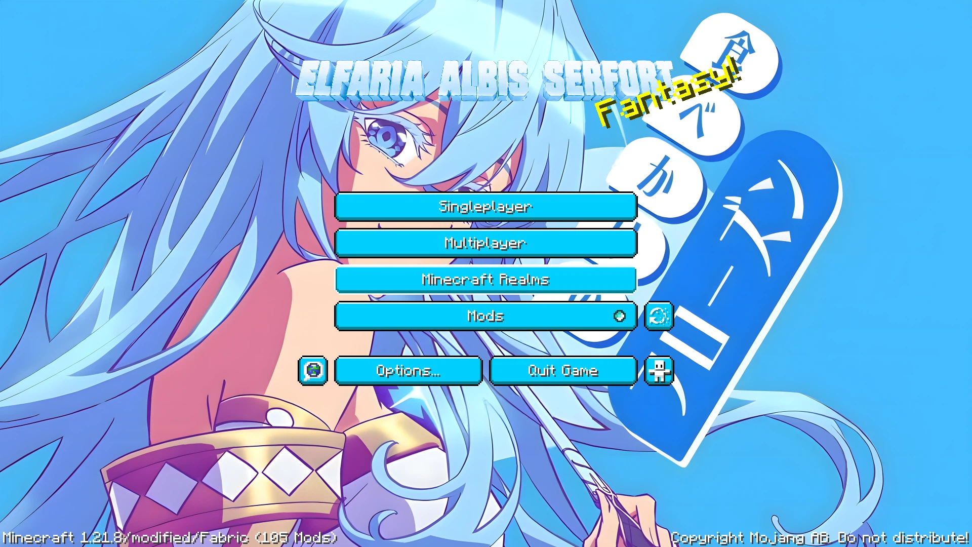 Скриншот CPvP Elfaria + Anime sky