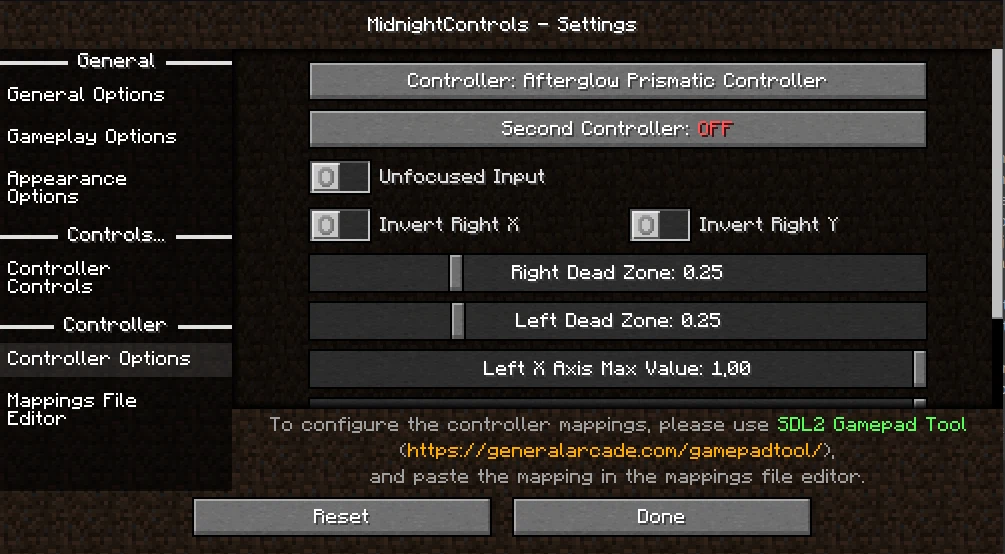 Скриншот MidnightControls
