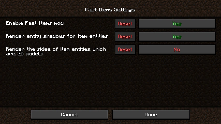 Скриншот Fast Items