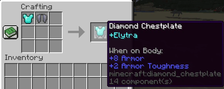 Скриншот Elytra Chestplate RESOURCEPACK