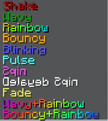 Скриншот TheSalt's Text Effects
