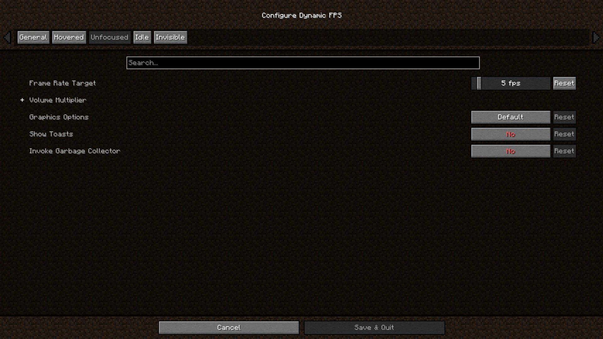Скриншот Dynamic FPS