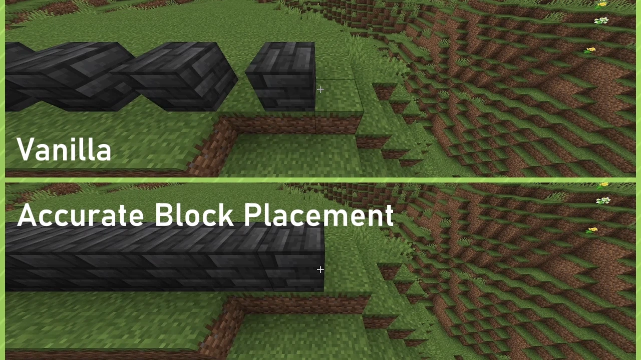 Скриншот Accurate Block Placement Reborn