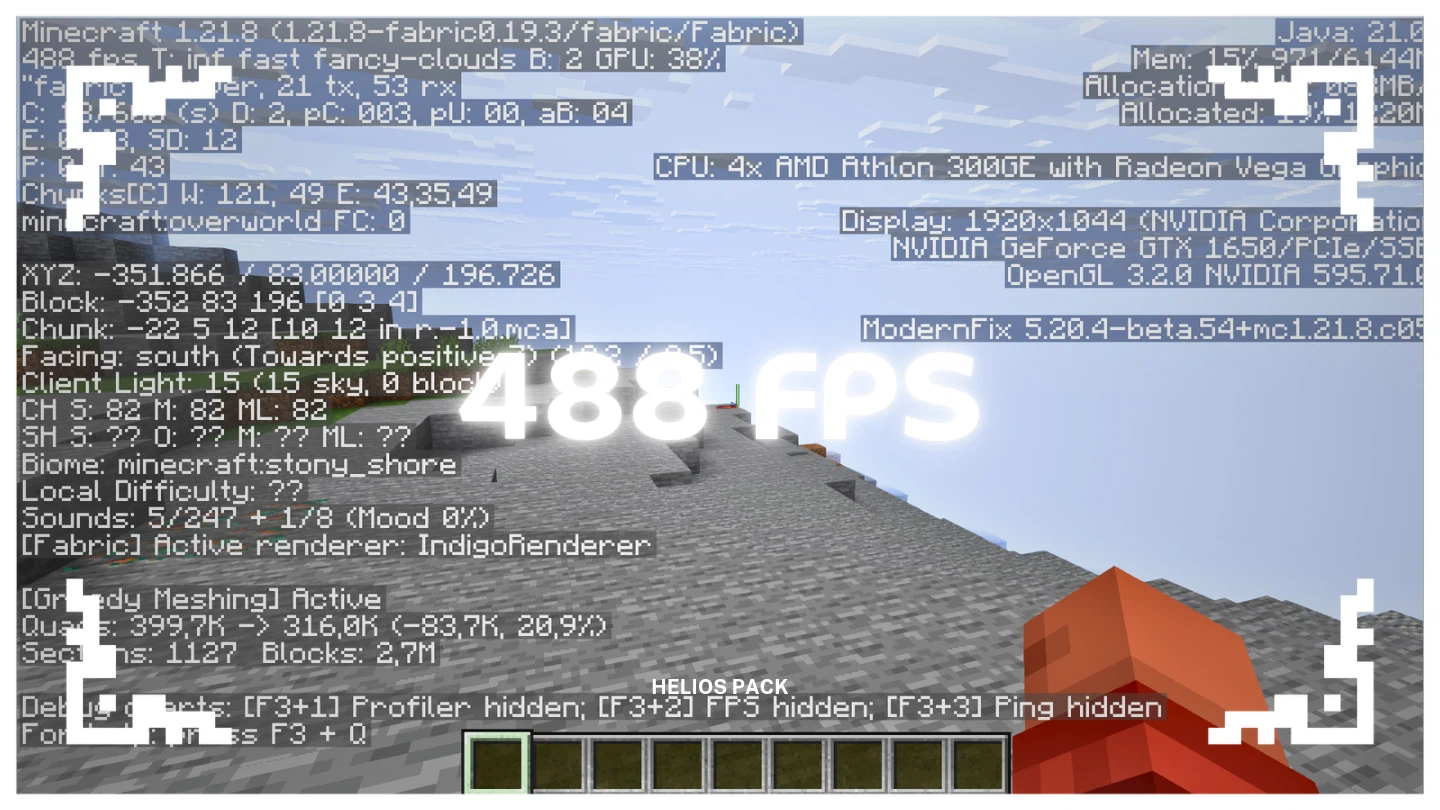 Скриншот Helios Optimize
