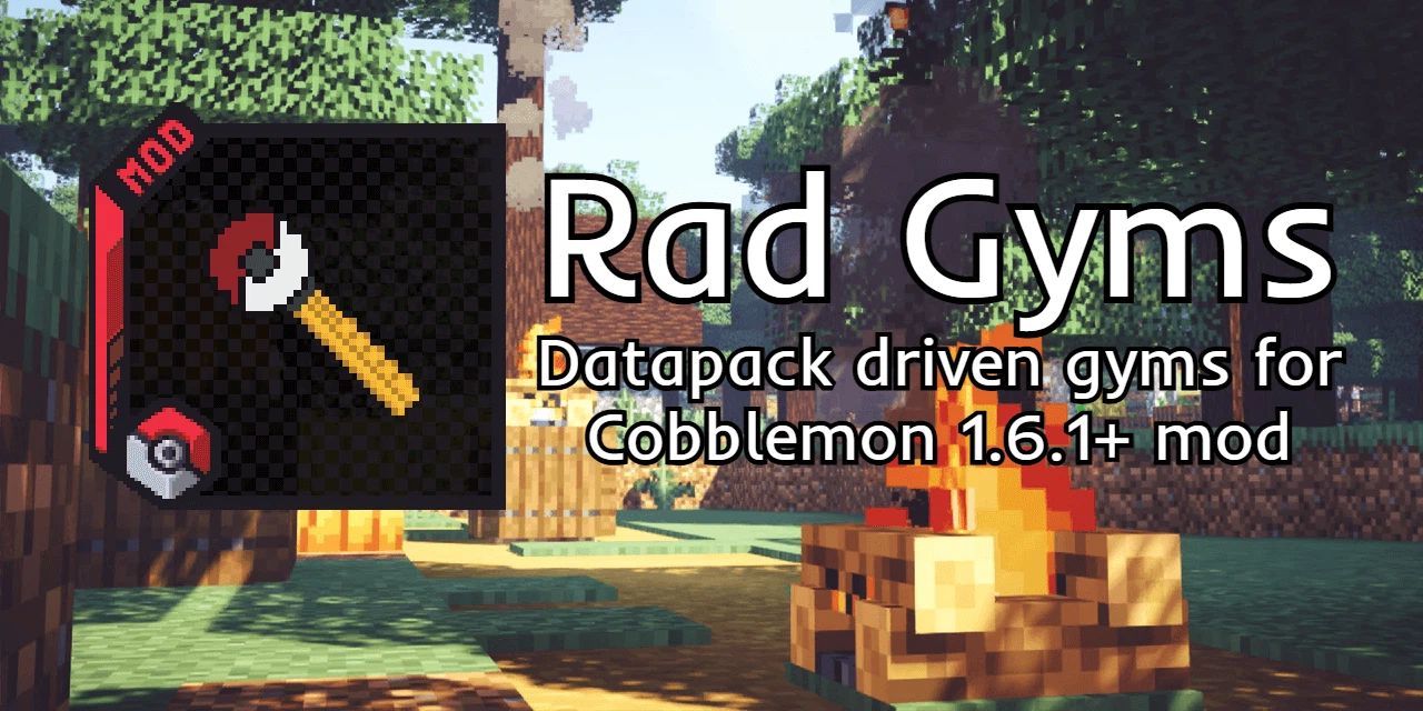 Скриншот Rad Gyms [Cobblemon]