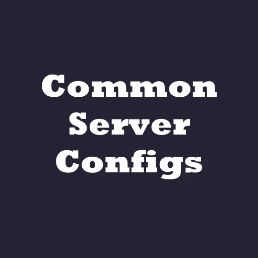 Global Server Config