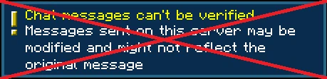Disable Insecure Chat Toast