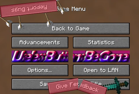 useless buttons be gone(ubbg)