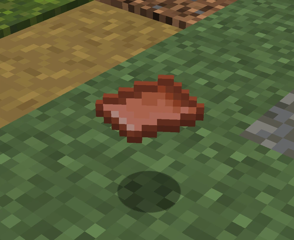 New copper sheet shown on the ground