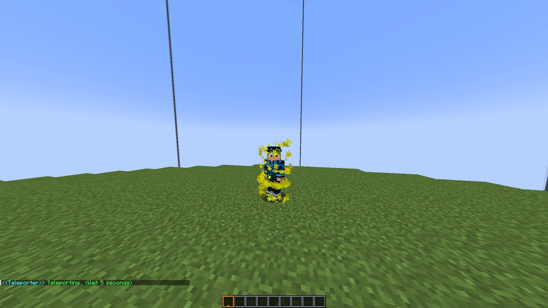 Teleporting animation