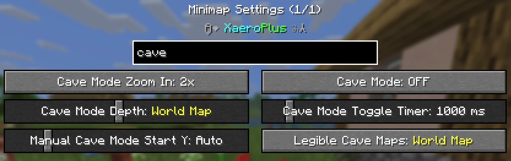 Cave Mapping Disabled