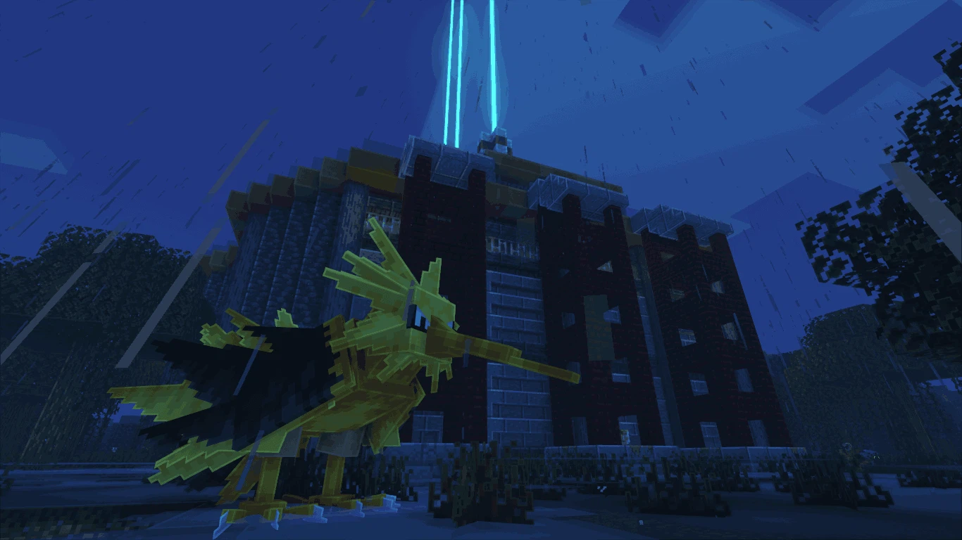 A photo of the Legendary Pokémon Zapdos
