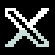 pixelated twitter logo