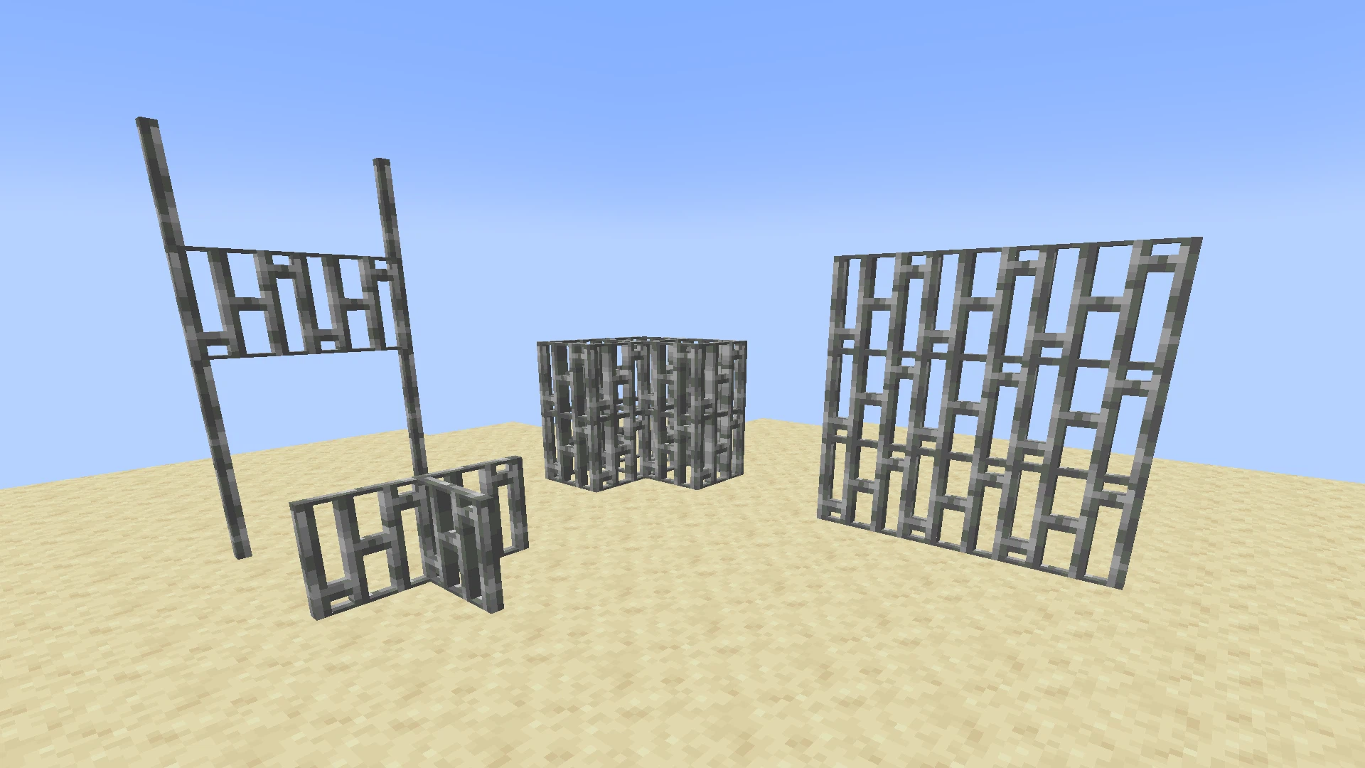 showcase of Simple 3D Iron Bars