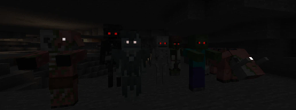 Almost all hostile mobs screenshot