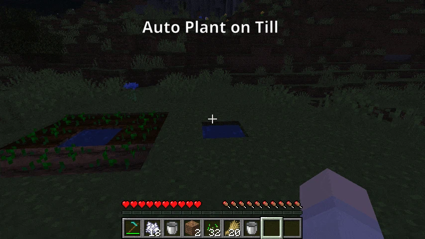 Auto plant wheat on till