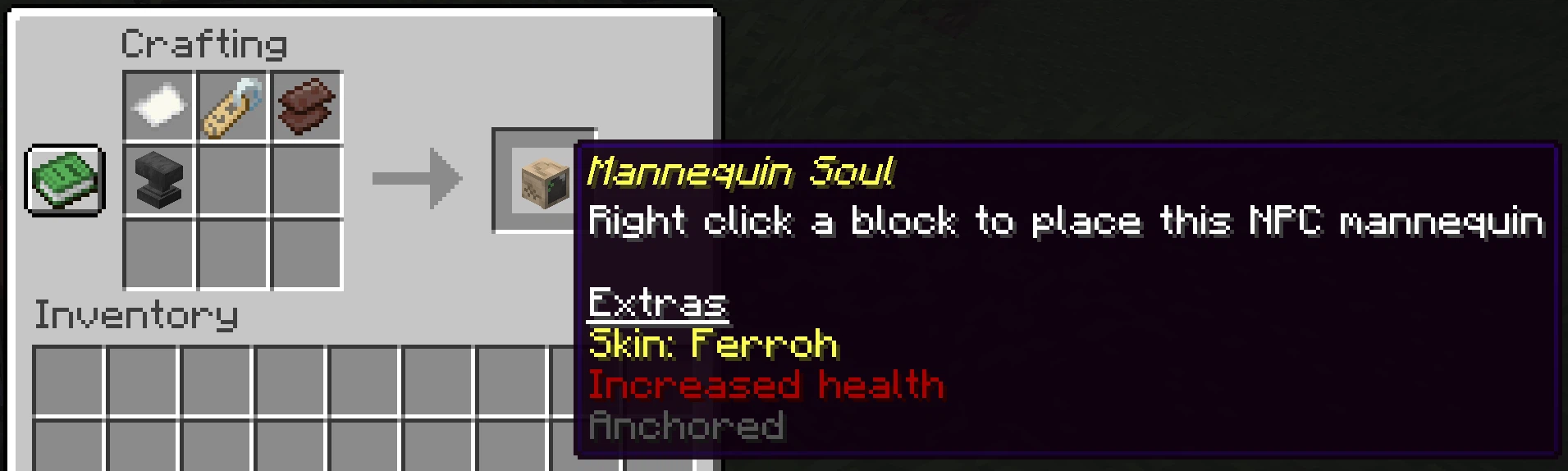 Image showcasing a mannequin soul crafted with extra ingredients