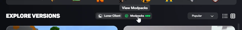 Lunar Client Modpacks