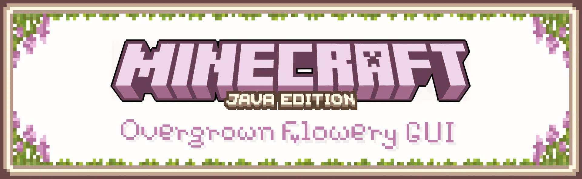 Overgrown Flowery GUI Banner
