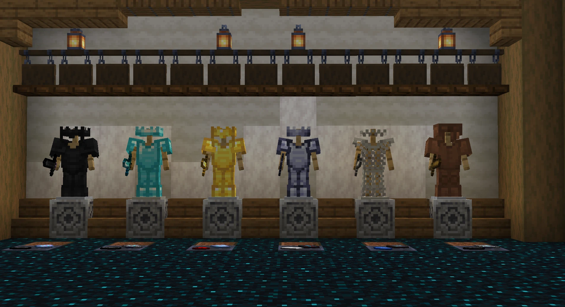 All Armortypes side by side
