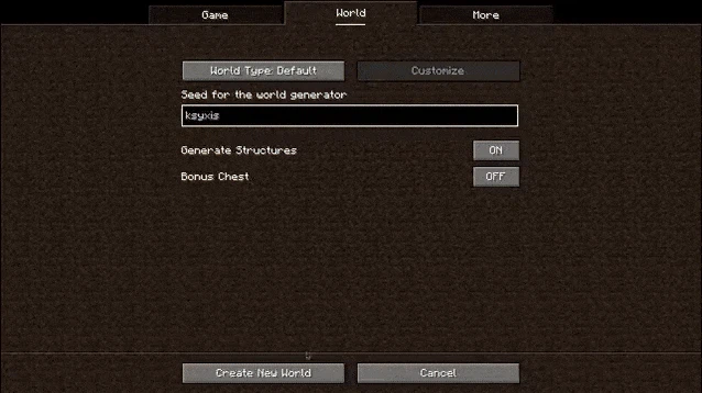 A demonstration GIF of world loading speed improvements with Ksyxis