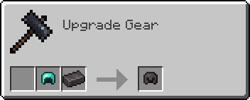Smithing table GUI showing that a Netherite Upgrade isn't needed in 1.21.11.