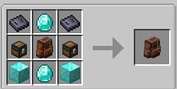 Image of diamond backpack recipe