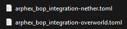 config files
