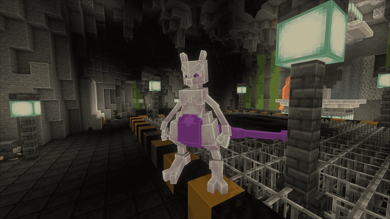 A photo of the Legendary Pokémon Mewtwo