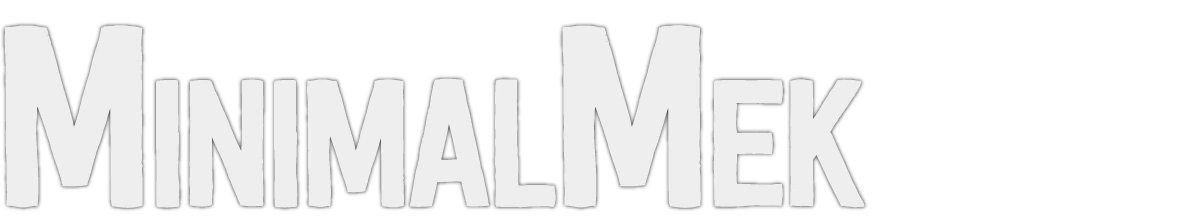 MinimalMek wordmark logo