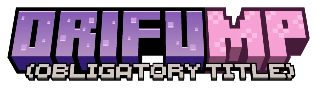 the orifu modpack logo, comprised of the text ORIFU MP and the subtitle