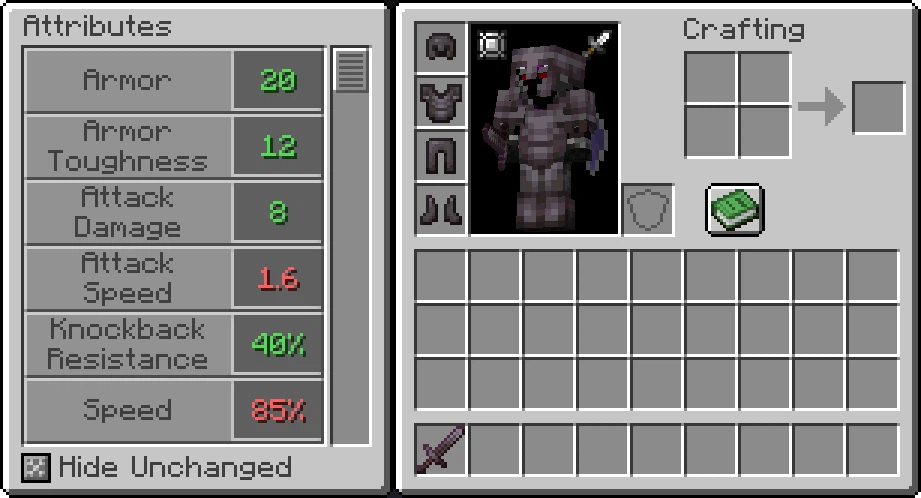 Attributes GUI