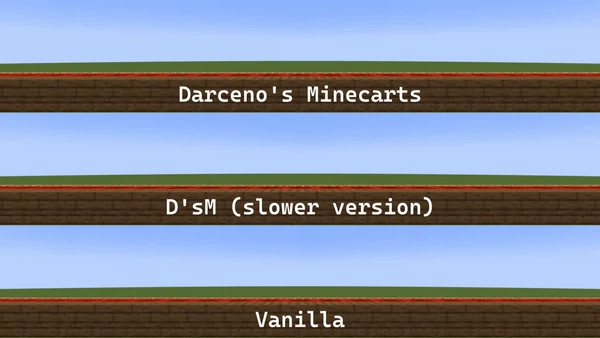 Speed difference between the two versions of the datapack/mod and vanilla