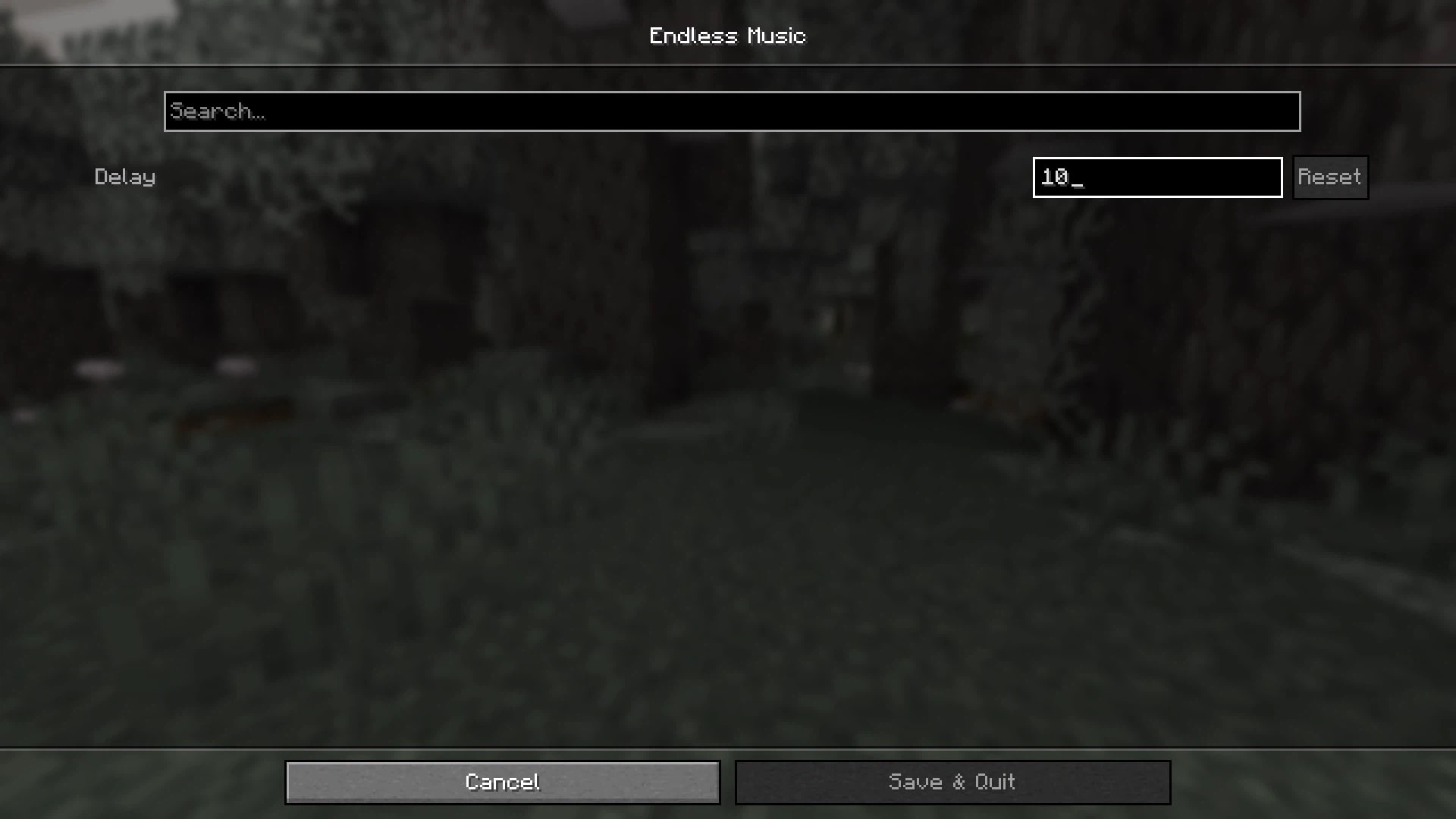 an image showing the configuration screen of this mod