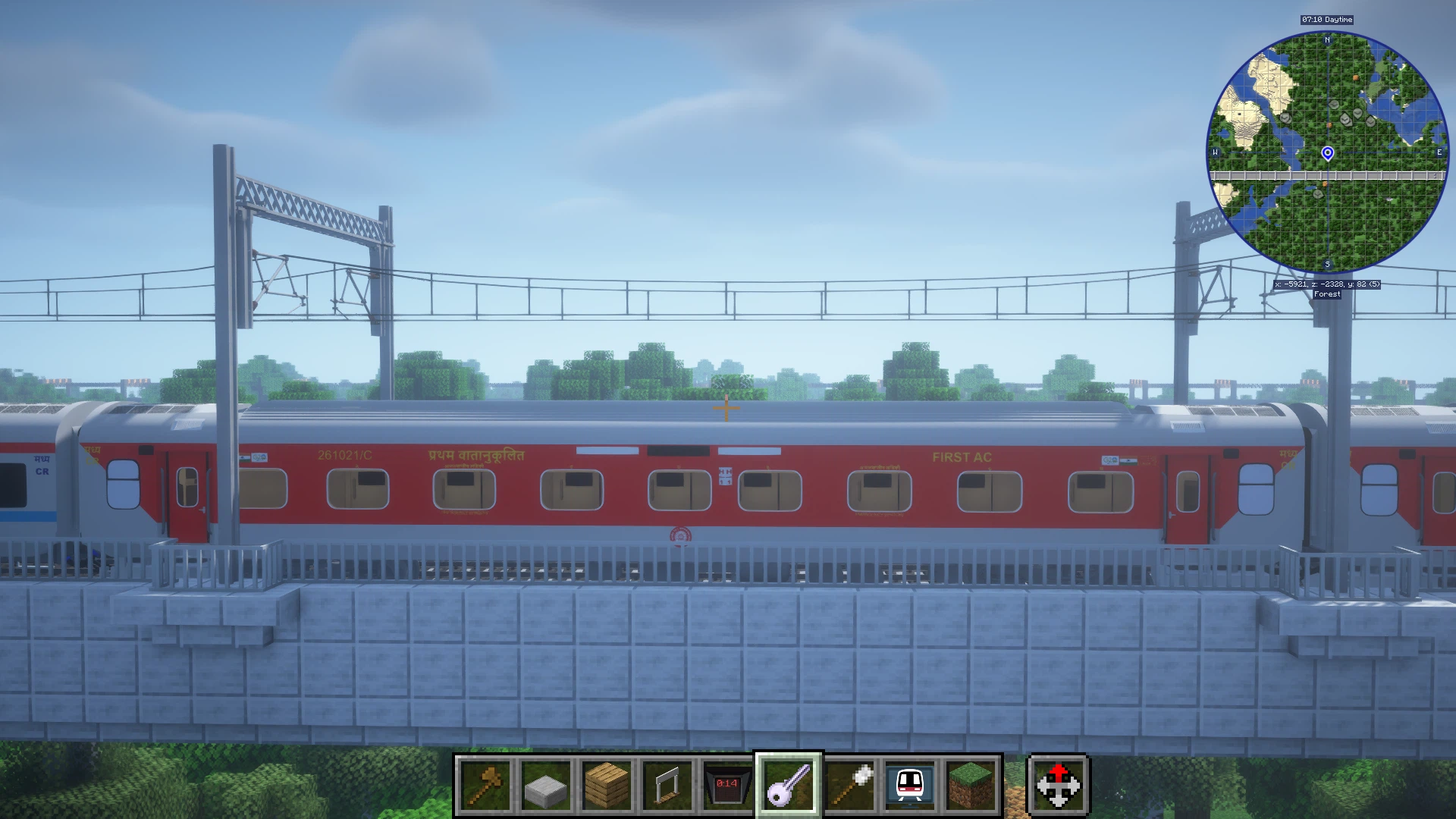 Скриншот [MTR4] Red LHB Sleeper Coaches 1.0 - Indian Railways