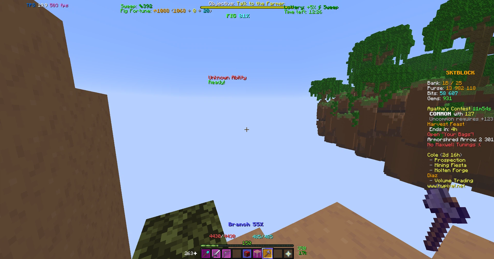 Скриншот Ultimate Hypixel Foraging