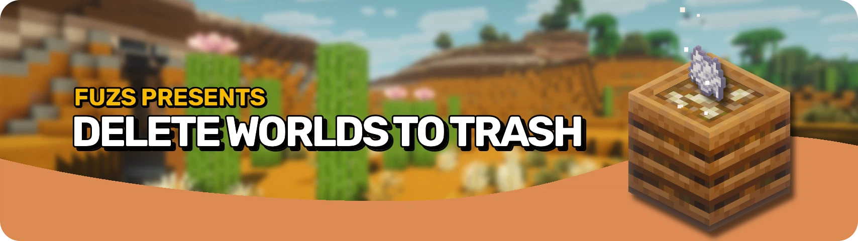 Скриншот Delete Worlds To Trash