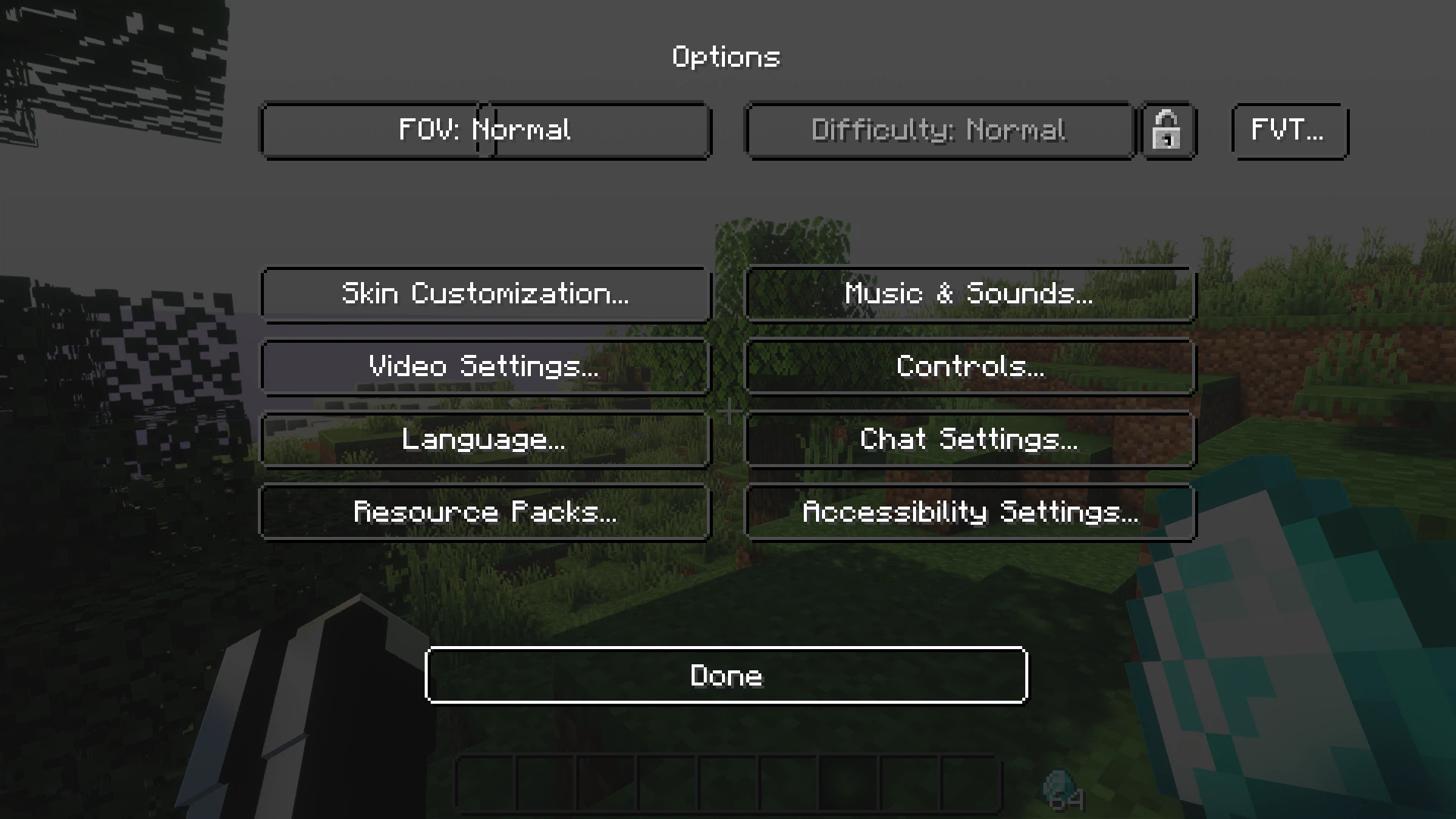 Скриншот Transparent Menu  (Inventorys-Addon) (GUI & HUD)