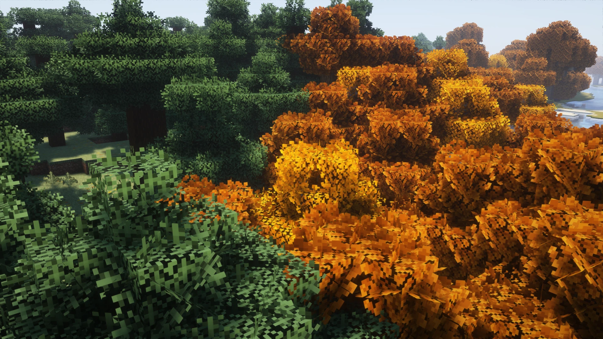 Скриншот AutumnPack Addon: Bushy Leaves